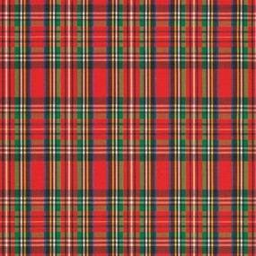 img 2 attached to Tartan Plaid Christmas Gift Wrap
