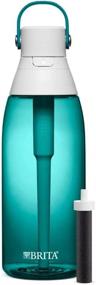 img 4 attached to 🚰 Brita Hard Plastic Filtering Bottle, 36 oz, Sea Glass: Stay Hydrated on the Go!