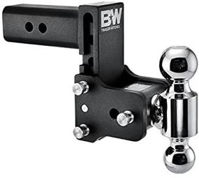 img 2 attached to 🔧 B&W Trailer Hitches Tow & Stow - 2.5" Receiver, Dual Ball - 5" Drop, 14,500 GTW - TS20037B