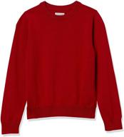 amazon essentials uniform crew neck sweaters boys' clothing logo