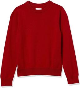 img 3 attached to Amazon Essentials Uniform Crew Neck Sweaters Boys' Clothing