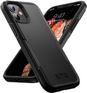 📱 ntg [1st gen] iphone 11 case - heavy-duty tough, lightweight, slim, shockproof protective case for iphone 11 6.1 inch - black logo