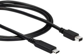 img 4 attached to Кабель StarTech.com Mini DisplayPort к USB-C - 4K 60Гц - 1м / 3 фута - черный - Адаптер USB 3.1 Type C к mDP (CDP2MDPMM1MB)