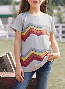 img 3 attached to 👚 Stylish Sidefeel Colorblock Button Shirts for Girls - Clothing, Tops, Tees & Blouses