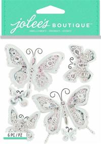 img 1 attached to Jolees Boutique Dimensional Stickers Butterfly