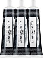 dr. bronner’s all-one toothpaste - organic anise, 5oz, 3-pack - effective, natural, fluoride-free, sls-free - freshens breath, reduces plaque, whitens teeth - vegan formula logo