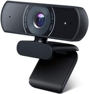 💻 roffie 1080p webcam with dual stereo microphone - full hd video for computers, pc laptop, desktop - usb plug and play - conference, study, video calling camera logo