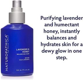 img 3 attached to 🌿 Naturopathica Lavender & Honey Balancing Mist - Facial Toner for Moisturizing, Calming and Refreshing Skin - Vegan & Made in USA - 4.0 oz. (120 ml)