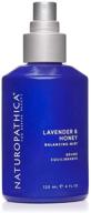 🌿 naturopathica lavender & honey balancing mist - facial toner for moisturizing, calming and refreshing skin - vegan & made in usa - 4.0 oz. (120 ml) logo