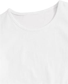 img 2 attached to Romwe Cutout Sleeve Crisscross T Shirts Girls' Clothing and Tops, Tees & Blouses