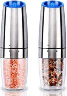 July Home Premium Gravity Electric Salt and Pepper Grinder Set, 2 Pack, Battery  Operated in 2023