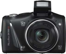 img 2 attached to Черная цифровая камера Canon PowerShot SX150 IS 14,1 МП с 12-кратным широкоугольным оптическим стабилизированным зумом и 3,0-дюймовым ЖК-дисплеем (МОДЕЛЬ В ПРОШЛОМ).