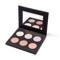 ms glamour highlight and glow palette - long-lasting highlighter kit for 💫 glowing cheeks and skin - highly pigmented face cosmetics - vegan, cruelty-free, and travel-friendly logo