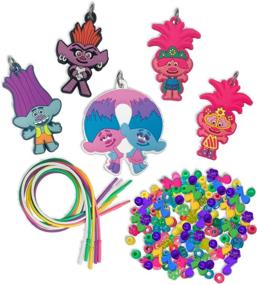 img 3 attached to 🎀 Tara Toy Trolls Necklace Craft Set