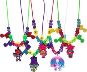 img 1 attached to 🎀 Tara Toy Trolls Necklace Craft Set