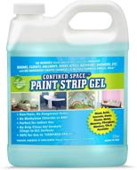 🎨 non-toxic gel paint stripper - effectively removes paint in tight spaces | long-lasting | safe, no fumes | citrus-scented | 32oz/quart логотип