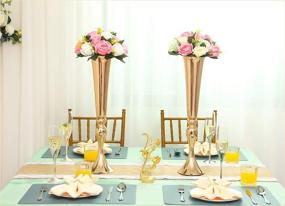 img 2 attached to Trumpet Centerpieces Living Wedding Decorations Home Decor