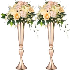 img 4 attached to Trumpet Centerpieces Living Wedding Decorations Home Decor