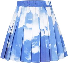 img 3 attached to 👗 Stylish & Versatile: SANGTREE Girls & Women's Pleated Skirt - Perfect for Every Occasion!