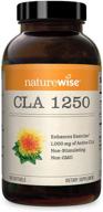 naturewise cla 1250: увеличение сухой мышечной массы и энергии, 2 месяца поставки, не содержит гмо и глютен - 180 штук logo