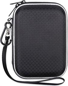 img 4 attached to Lacdo Hard Drive Carrying Case for Western Digital WD My Passport Ultra, Elements SE, P10 Game Drive - Travel Storage Bag