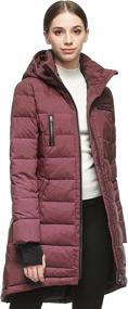 img 2 attached to Orolay Womens Jacket Mid Length Darkgrey Women's Clothing and Coats, Jackets & Vests