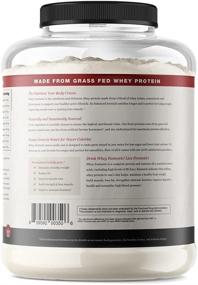 img 3 attached to 🥛 Whey Fantastic 5LB: Premium Unflavored Grass Fed Whey Protein - Pure Blend of Undenatured Isolate, Concentrate & Hydrolysate - Non-GMO, Soy & Gluten Free - 75 Servings