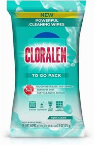 img 3 attached to 🧼 Cloralen Aqua Clean Cleaning Wipes - 3 Packs of 36 Wipes, Total 108 Wipes