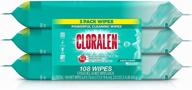 🧼 cloralen aqua clean cleaning wipes - 3 packs of 36 wipes, total 108 wipes logo