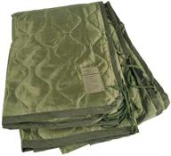 🎗️ od green military poncho liner woobie blanket: durable nylon material for superior performance logo