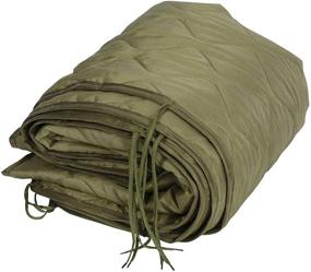 img 2 attached to 🎗️ OD Green Military Poncho Liner Woobie Blanket: Durable Nylon Material for Superior Performance