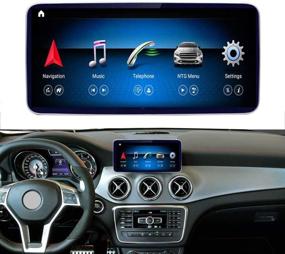 img 4 attached to 📱 Road Top 10.25" Car Touch Screen for Mercedes Benz CLA GLA Class X156 C117 CLA200 GLA200 - Android 10 Car Stereo with Wireless Caplay, Android Auto, Split Screen Support (2013-2015 Year)