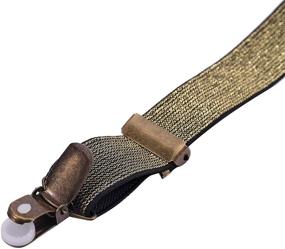img 1 attached to 👔 Набор подтяжек и галстука WDSKY для мальчиков - регулируемый дизайн с перекрестными лямками