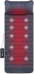 img 4 attached to 🛋️ Ultimate Full Body Massager Cushion: SNAILAX Memory Foam Massage Mat with Heat, 6 Therapy Heating pad,10 Vibration Motors - Relieve Neck, Back, Waist, Legs