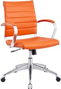 img 3 attached to 🪑 SEO-Optimized: Modway Jive Mid Back Office Chair in Orange