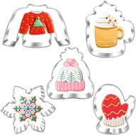 уродливый свитер с рождественским украшением, снежинка, день благодарения логотип