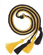 double graduation honor cords black logo