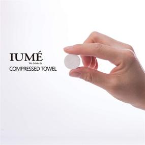 img 1 attached to 100 Count Compressed Towel Baby Wipes Wet Wipes Travel Disposable Napkins Mini Magic Coin Tissues Portable for Camping Home Beauty Travel Sports Outdoor, Expandable to 8.7” x 7.9”