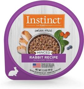 img 4 attached to 🐾 Premium Minced Recipe with Gravy: Instinct Grain-Free Wet Cat Food – A Natural Delight for Your Feline Companion