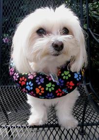 img 2 attached to 🌈 Puppy Bumpers: Rainbow Paw Safety Fence Barrier (up to 10 inches)