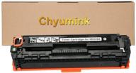 🔲 chyumink remanufactured hp 128a ce320a black toner cartridge for color cp1523n cp1525nw cm1415fnw cp1525n cm1415fn - 1 pack logo