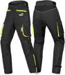wd motorsports textile motorcycle pants mens waterproof adventure motorcycle pants with armor logo