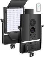 🎥 neewer nl140 led video light with app control, 50w high power video lighting for youtube/live streaming, improved optical performance, cri96+/dimmable 3200-5600k (v-mount battery not included) logo