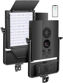 img 4 attached to 🎥 Neewer NL140 LED Video Light with APP Control, 50W High Power Video Lighting for YouTube/Live Streaming, Improved Optical Performance, CRI96+/Dimmable 3200-5600K (V-Mount Battery Not Included)