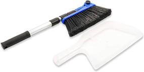 img 3 attached to 🧹 Camco RV Adjustable Broom and Dustpan: Telescoping Handle, Ideal for RV, Marine & Home Use (43623)