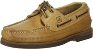 sperry top-sider 2-eye canoe amaretto logo