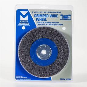 img 2 attached to 🔧 Mercer Industries 183020 Crimped Wire Wheel, 8x3/4x2 (1/2, 5/8), Ideal for Bench/Pedestal Grinders