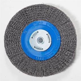 img 3 attached to 🔧 Mercer Industries 183020 Crimped Wire Wheel, 8x3/4x2 (1/2, 5/8), Ideal for Bench/Pedestal Grinders