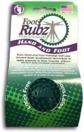 👣 2-count due north foot rubz massage ball for plantar fasciitis relief, foot, hand & back logo