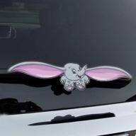 🐘 wipertags flying elle the elephant: transform your rear wiper blade into an eye-catching elephant on the move! logo